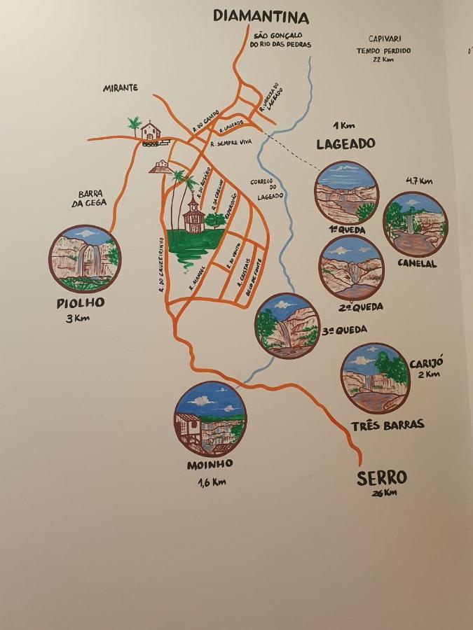 Pousada Estrada Real Milho Verde Exteriör bild